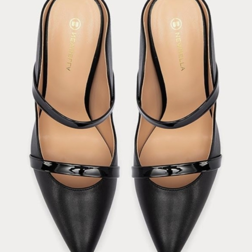 Nex Bella Black Women's Heels